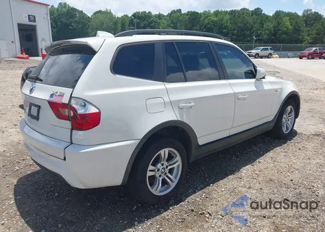 2006 BMW X3 3.0I z USA, uszkodzony, nr VIN WBXPA93496WG80278